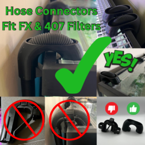 Fluval FX6 FX5 FX4 FX2 Rim Connector Pair | Aquarium Hose Guide for Canister Filters
