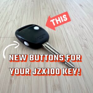 Toyota JZX100 Key Buttons – Trunk & Lock/Unlock Replacement for Chaser, Cresta, Mark II