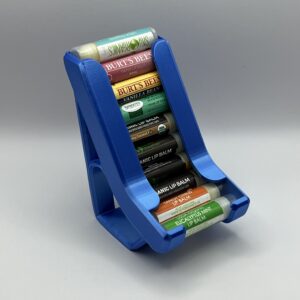 Chapstick Dispenser Holder – Lip Balm Organizer for Nightstand or Bathroom, Easy Access Chapstick Storage
